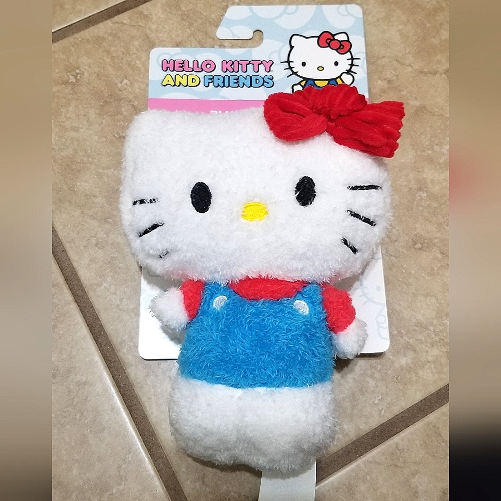 Sanrio Hello Kitty Plush Squeaky & Crinkle Pet Toy